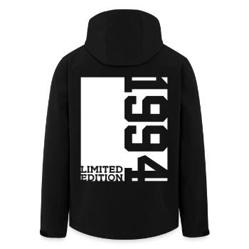 32ND BIRTHDAY LIMITED EDITION 1994 - Men’s Recycled Softshell Jacket by Stanley/Stella - black - Back - AI Model Male 185 light (185cm)