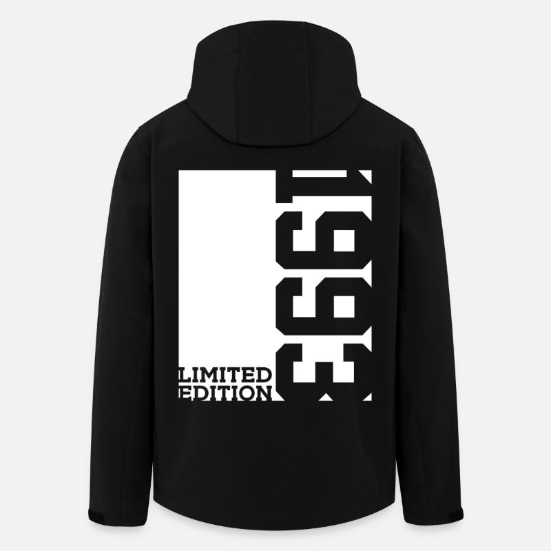 33E ANNIVERSAIRE ÉDITION LIMITÉE 1993 - Veste softshell homme en polyester recyclé Stanley/Stella - noir
