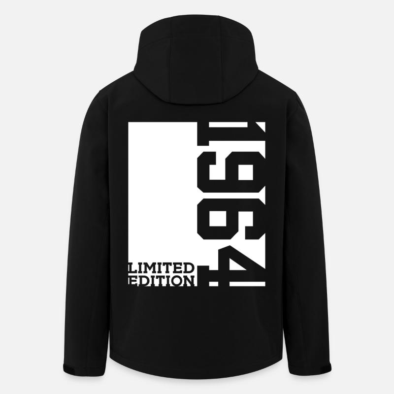 62ND BIRTHDAY LIMITED EDITION 1964 - Men’s Recycled Softshell Jacket by Stanley/Stella - black