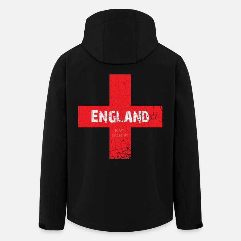 L'ANGLETERRE est mon pays - Veste softshell homme en polyester recyclé Stanley/Stella - noir