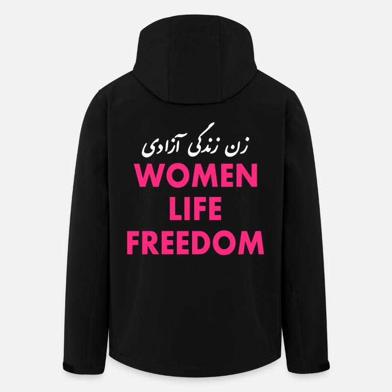 Women life freedom - Veste softshell homme en polyester recyclé Stanley/Stella - noir