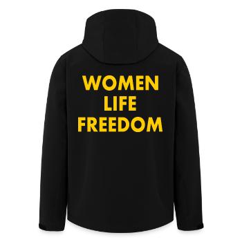 Women life freedom - Veste softshell homme en polyester recyclé Stanley/Stella - noir - Dos - AI Model Male 185 light (185cm)
