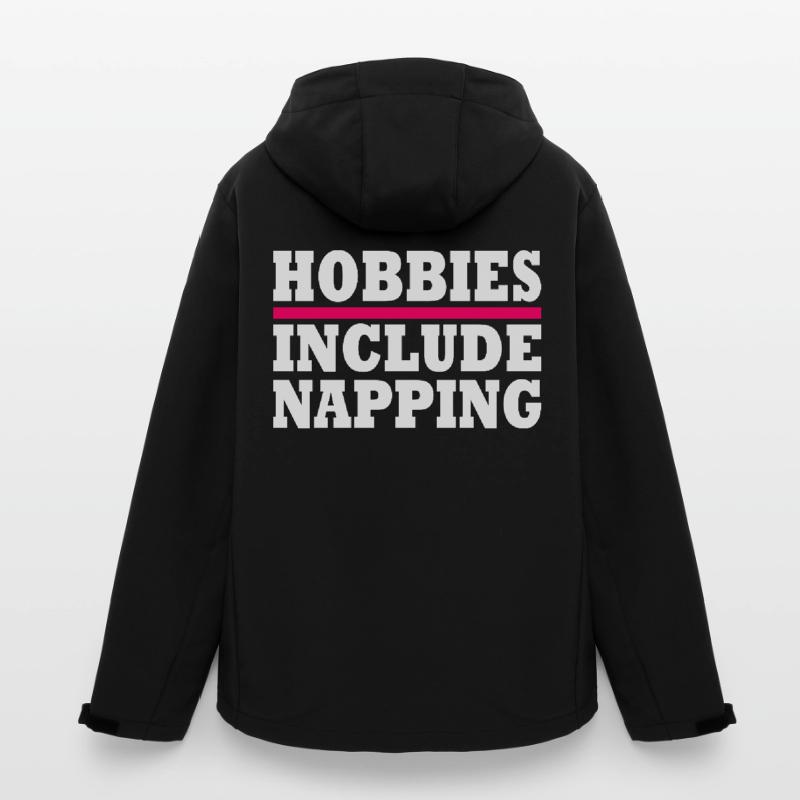 Hobbies include napping Men’s Recycled Softshell Jacket by Stanley/Stella
