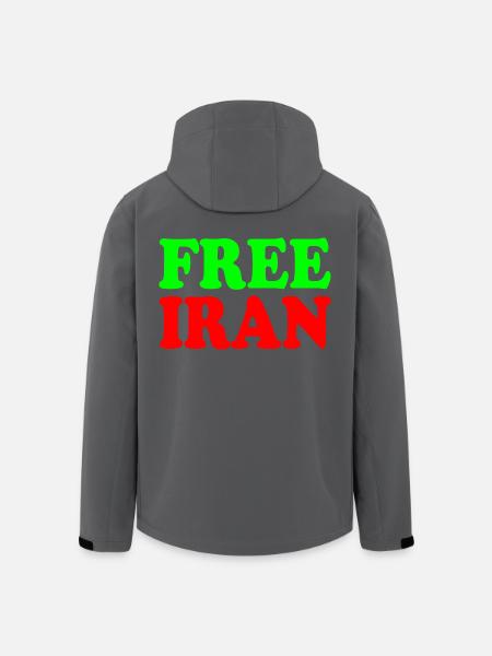 Free iran - Men’s Recycled Softshell Jacket by Stanley/Stella - black