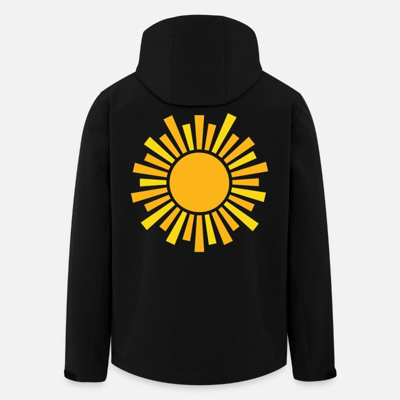 Sonnenschein - Recycelte Männer Softshell-Jacke von Stanley/Stella - Schwarz