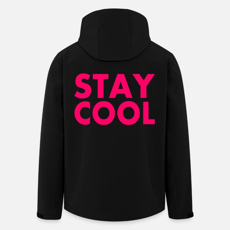 Stay cool - Veste softshell homme en polyester recyclé Stanley/Stella - noir