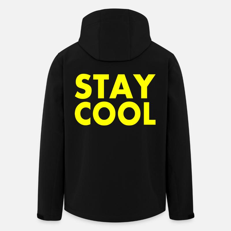 Stay cool - Veste softshell homme en polyester recyclé Stanley/Stella - noir