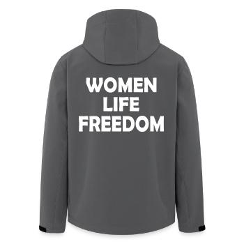 Women life freedom - Veste softshell homme en polyester recyclé Stanley/Stella - charbon - Dos - AI Model Male 185 light (185cm)