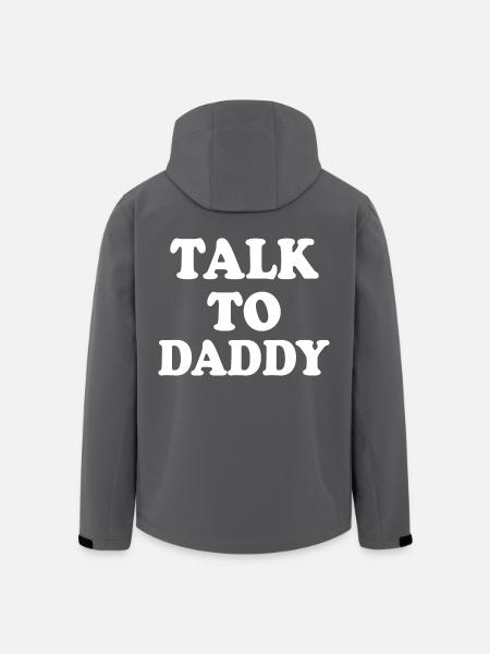 Talk to daddy - Men’s Recycled Softshell Jacket by Stanley/Stella - black