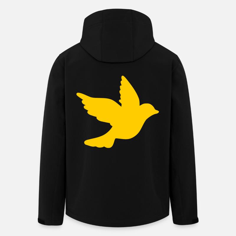 Ukraine - Recycelte Männer Softshell-Jacke von Stanley/Stella - Schwarz