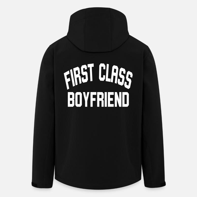 First Class Boyfriend - Recycelte Männer Softshell-Jacke von Stanley/Stella - Schwarz