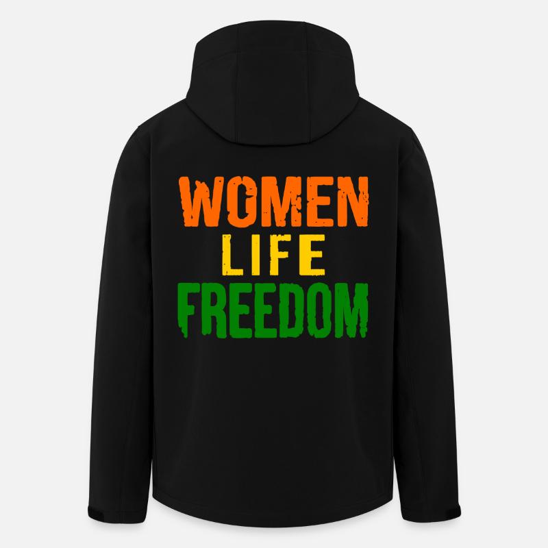 Women life freedom - Recycelte Männer Softshell-Jacke von Stanley/Stella - Schwarz