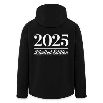 2025 Limited Edition - Men’s Recycled Softshell Jacket by Stanley/Stella - black - Back - AI Model Male 185 light (185cm)
