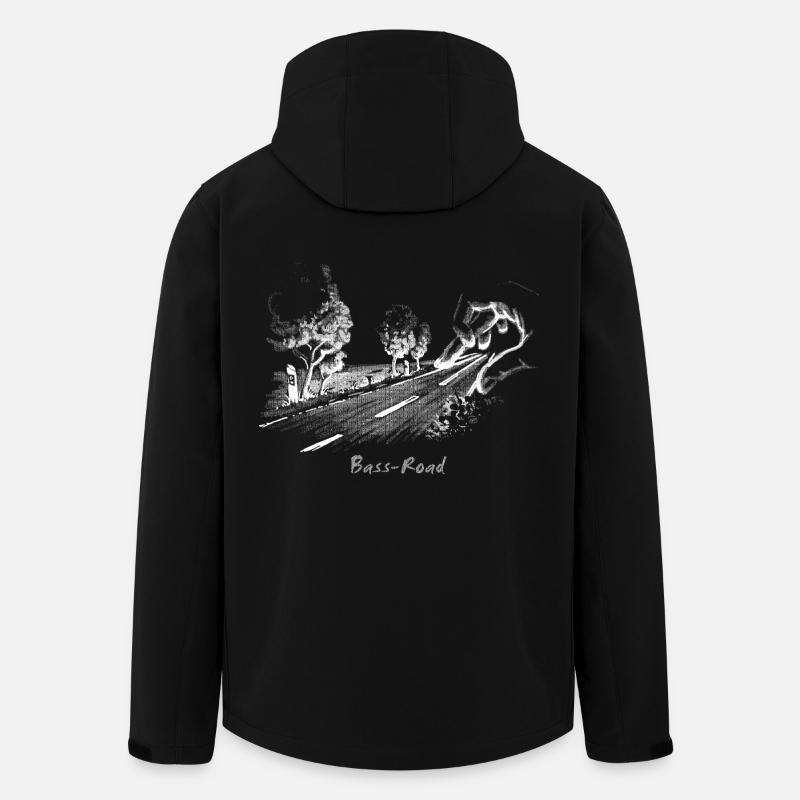 Road bass - Veste softshell homme en polyester recyclé Stanley/Stella - noir