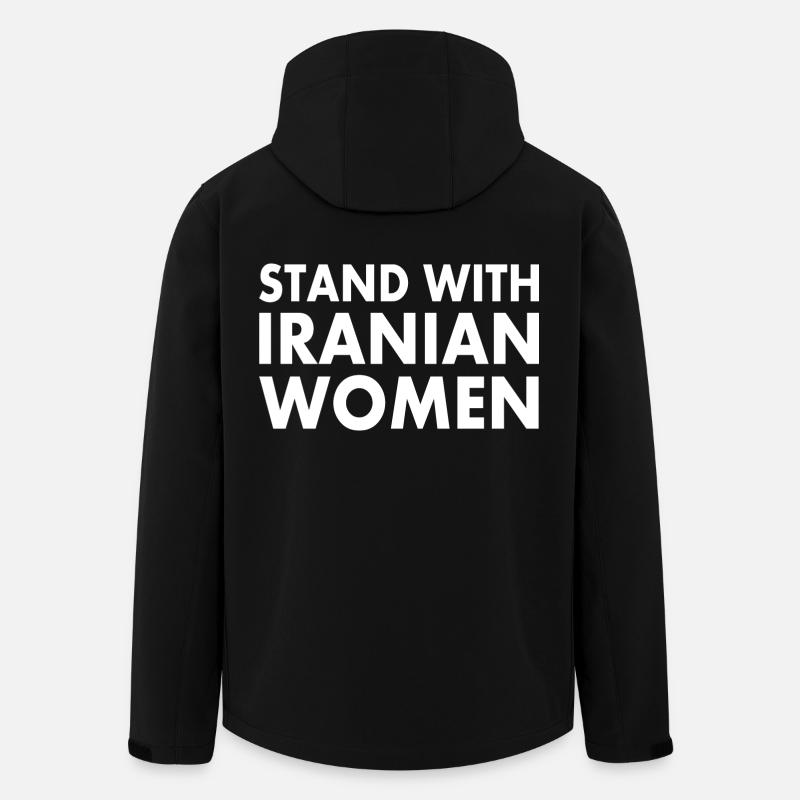 Stand with iranian women - Men’s Recycled Softshell Jacket by Stanley/Stella - black