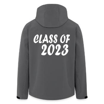 Class of 2023 - Recycelte Männer Softshell-Jacke von Stanley/Stella - Anthrazit - Hinten - AI Model Male 185 light (185cm)