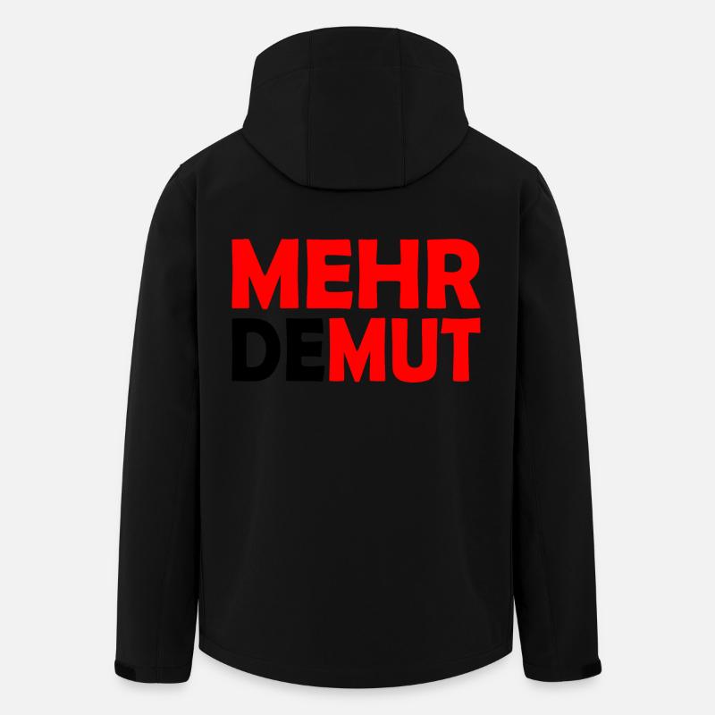 Demut - Recycelte Männer Softshell-Jacke von Stanley/Stella - Schwarz