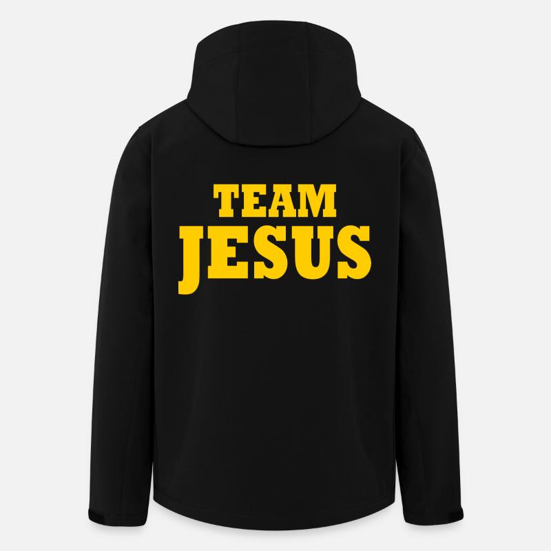 Team jesus - Men’s Recycled Softshell Jacket by Stanley/Stella - black