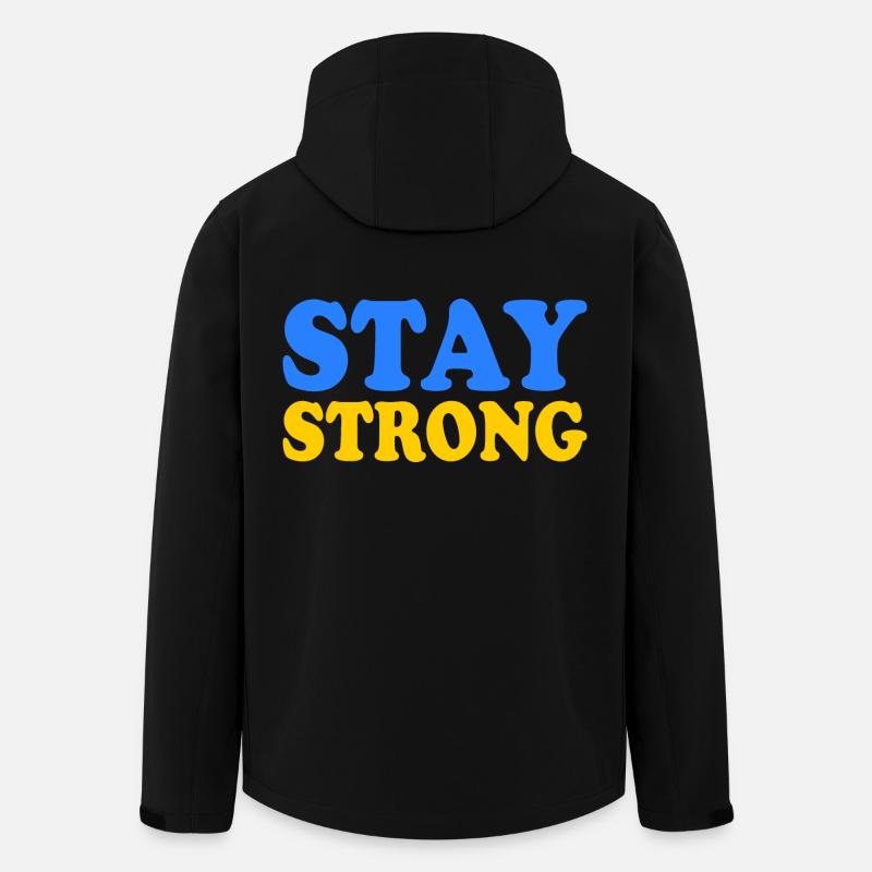 Stay strong - Veste softshell homme en polyester recyclé Stanley/Stella - noir