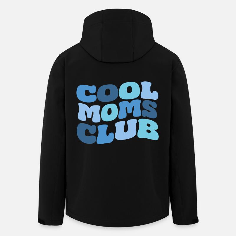 Cool Moms Club - Recycelte Männer Softshell-Jacke von Stanley/Stella - Schwarz