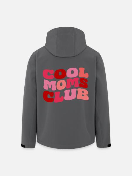 Cool Moms Club - Men’s Recycled Softshell Jacket by Stanley/Stella - black