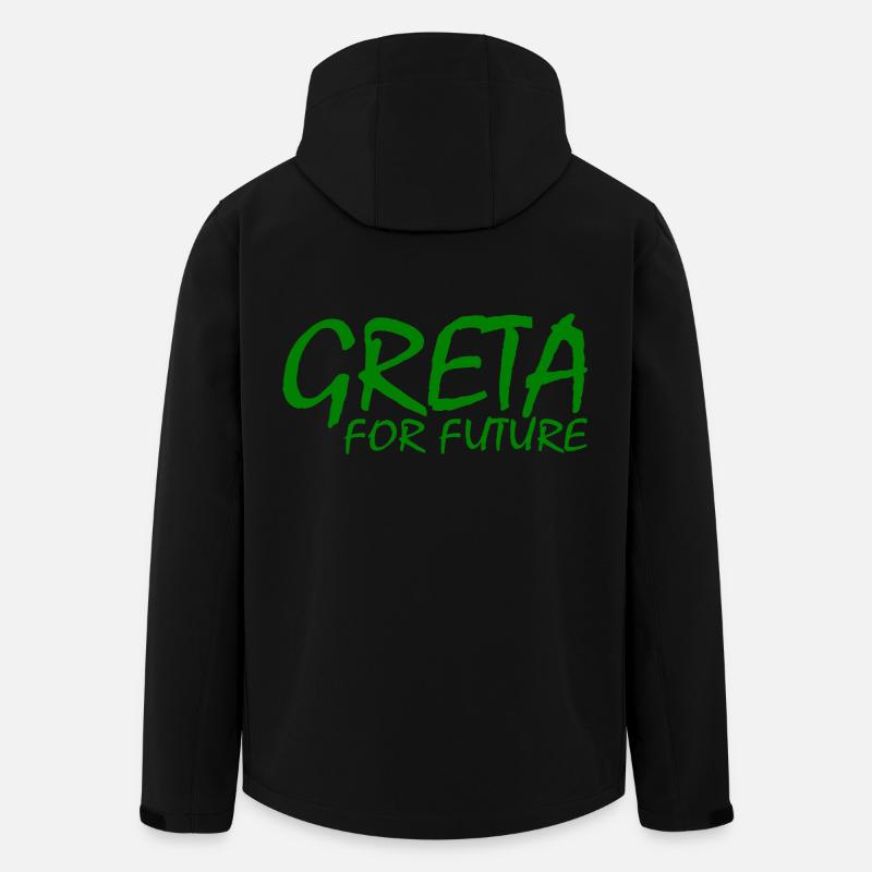 Greta - Recycelte Männer Softshell-Jacke von Stanley/Stella - Schwarz