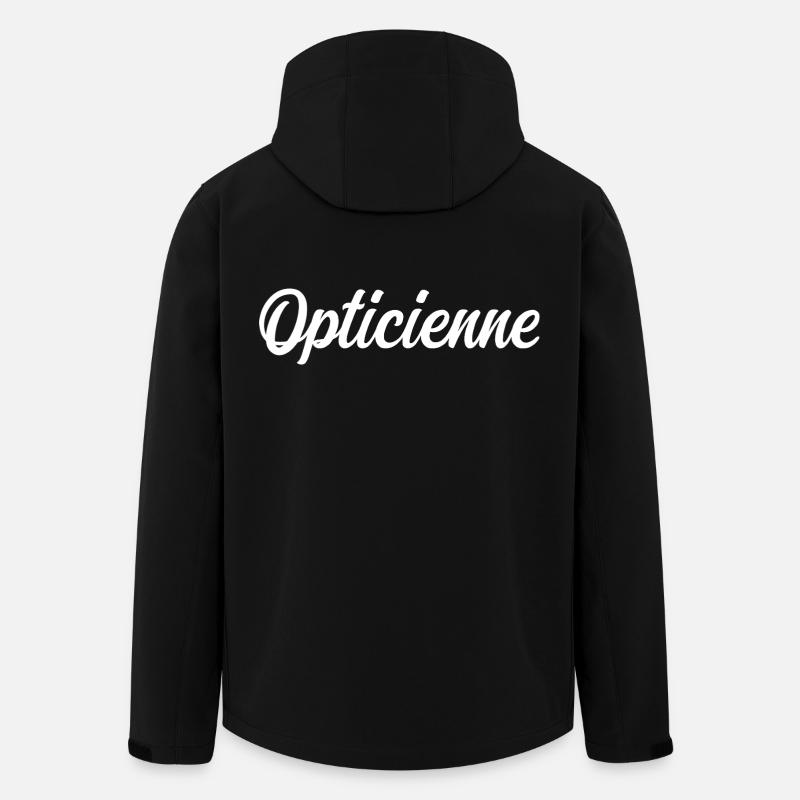 Optician - Men’s Recycled Softshell Jacket by Stanley/Stella - black