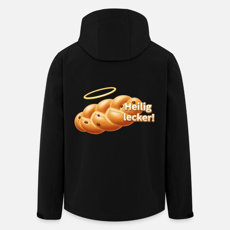 Heilig lecker ! - Recycelte Männer Softshell-Jacke von Stanley/Stella - Schwarz