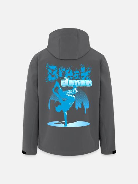 City breakdance - Men’s Recycled Softshell Jacket by Stanley/Stella - black