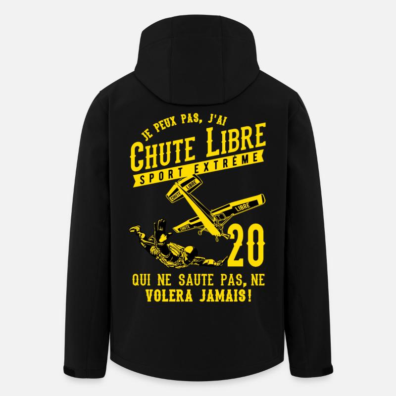 Freier Fall Extremsport 2020 - Recycelte Männer Softshell-Jacke von Stanley/Stella - Schwarz