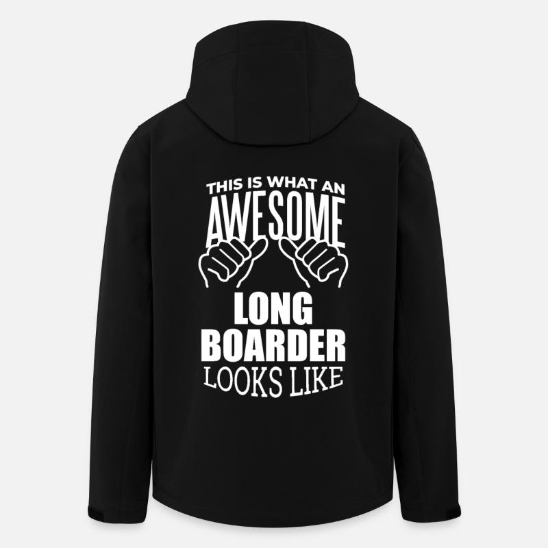 Longboarder - Men’s Recycled Softshell Jacket by Stanley/Stella - black