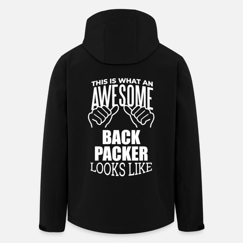 Backpacker - Men’s Recycled Softshell Jacket by Stanley/Stella - black