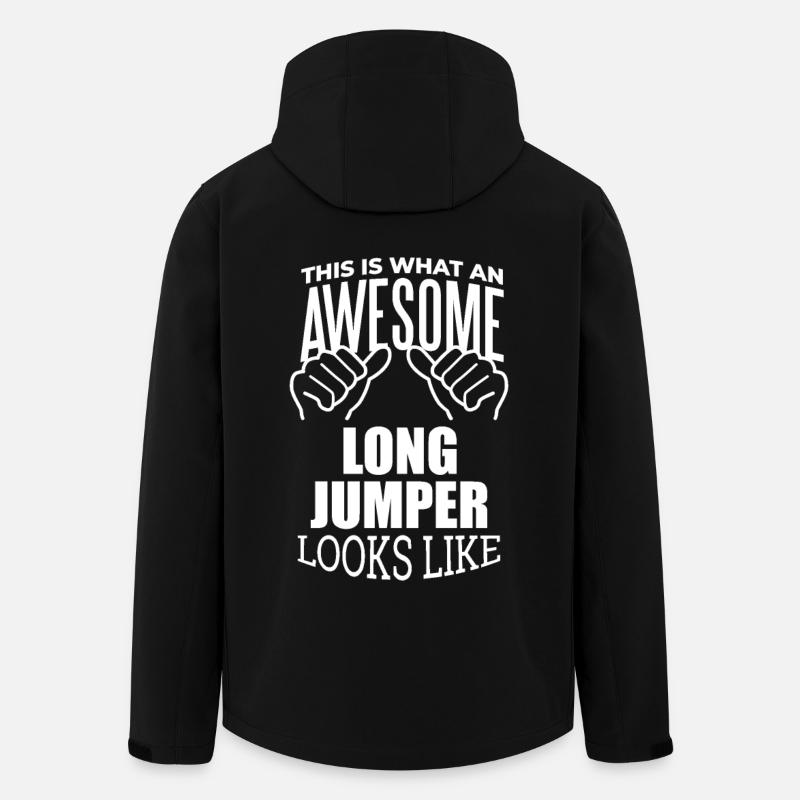 saut en longueur - Veste softshell homme en polyester recyclé Stanley/Stella - noir