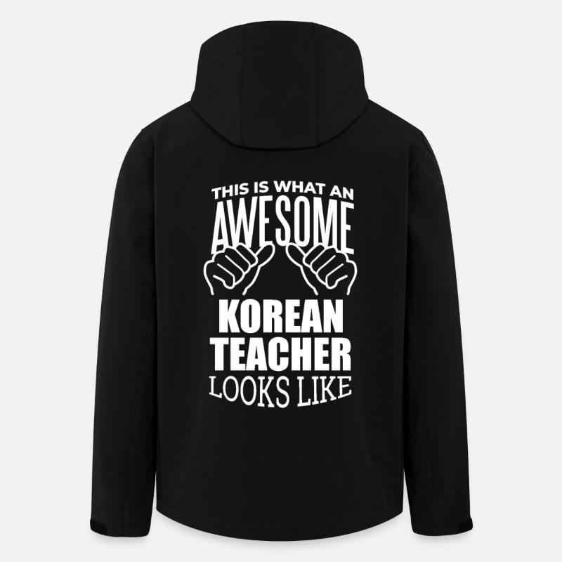 Koreanisch - Recycelte Männer Softshell-Jacke von Stanley/Stella - Schwarz