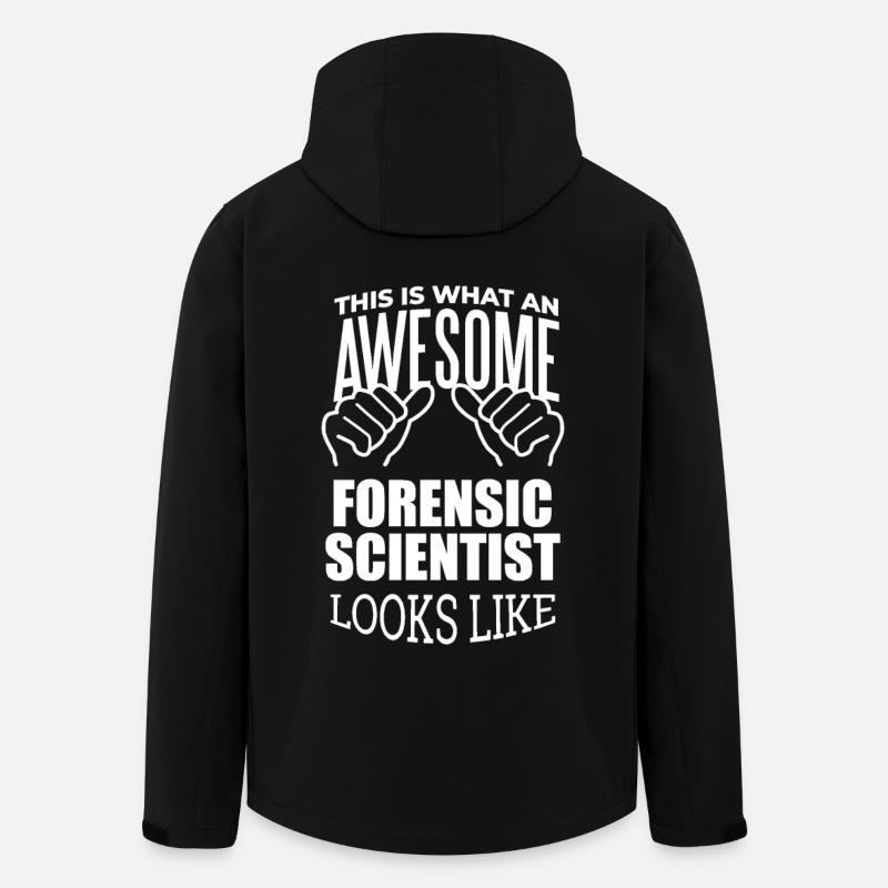 Forensic Science - Men’s Recycled Softshell Jacket by Stanley/Stella - black