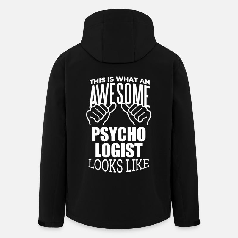 psychologue - Veste softshell homme en polyester recyclé Stanley/Stella - noir