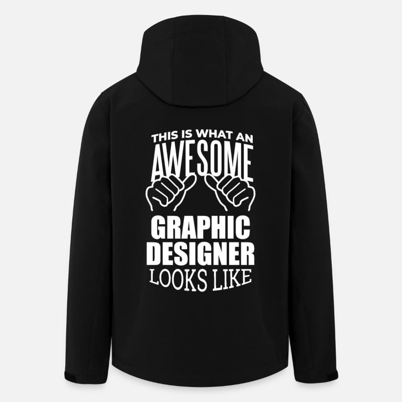 Graphic Designer - Men’s Recycled Softshell Jacket by Stanley/Stella - black