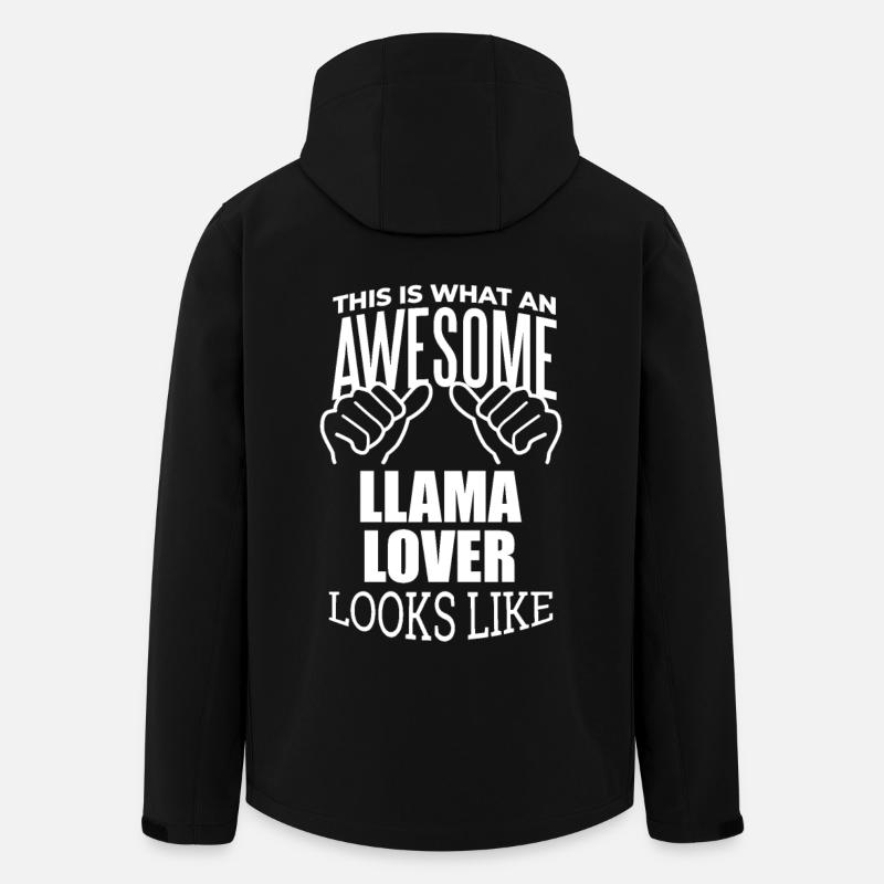 Llama - Men’s Recycled Softshell Jacket by Stanley/Stella - black