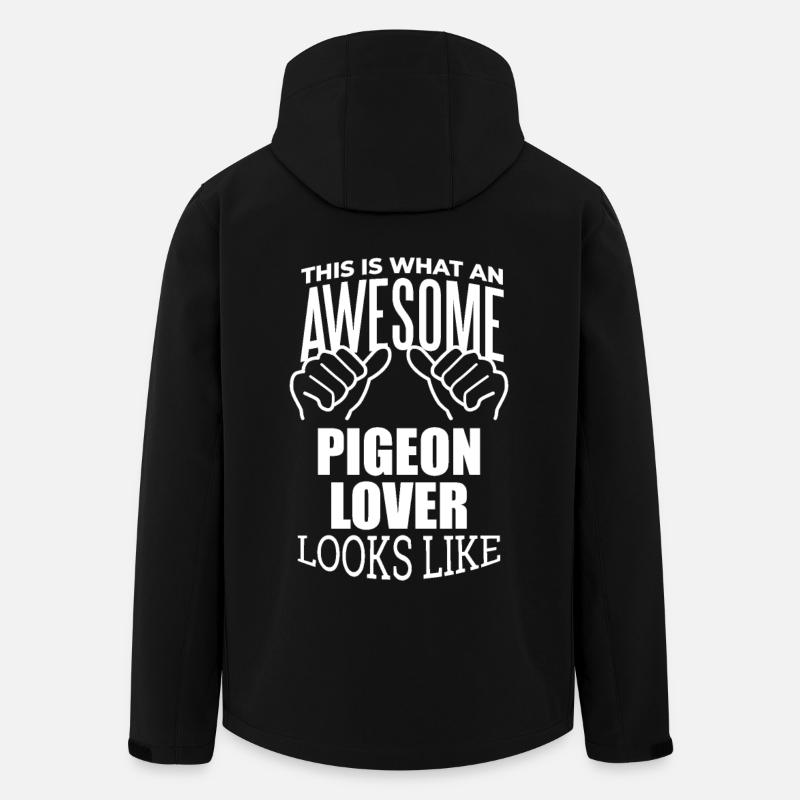 Pigeon - Men’s Recycled Softshell Jacket by Stanley/Stella - black