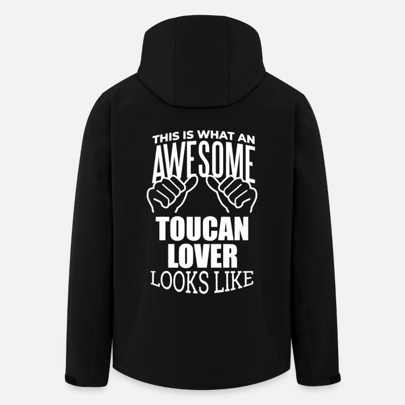 toucan - Veste softshell homme en polyester recyclé Stanley/Stella - noir