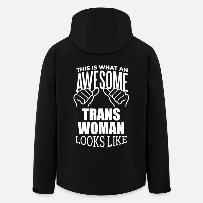 Femme trans - Veste softshell homme en polyester recyclé Stanley/Stella - noir