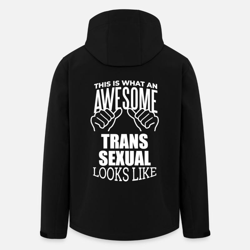Transsexual - Men’s Recycled Softshell Jacket by Stanley/Stella - black