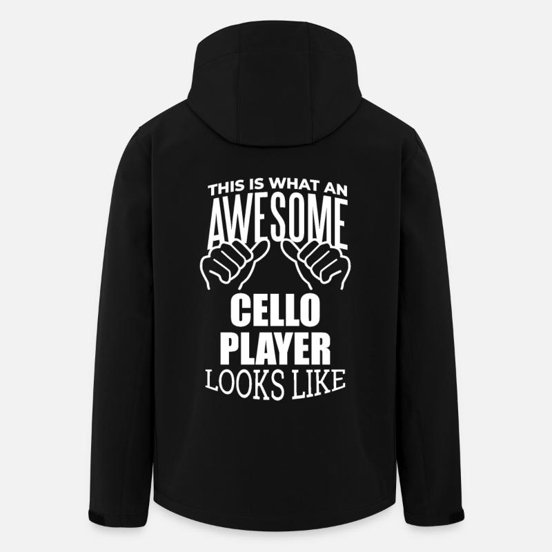 Cello - Men’s Recycled Softshell Jacket by Stanley/Stella - black