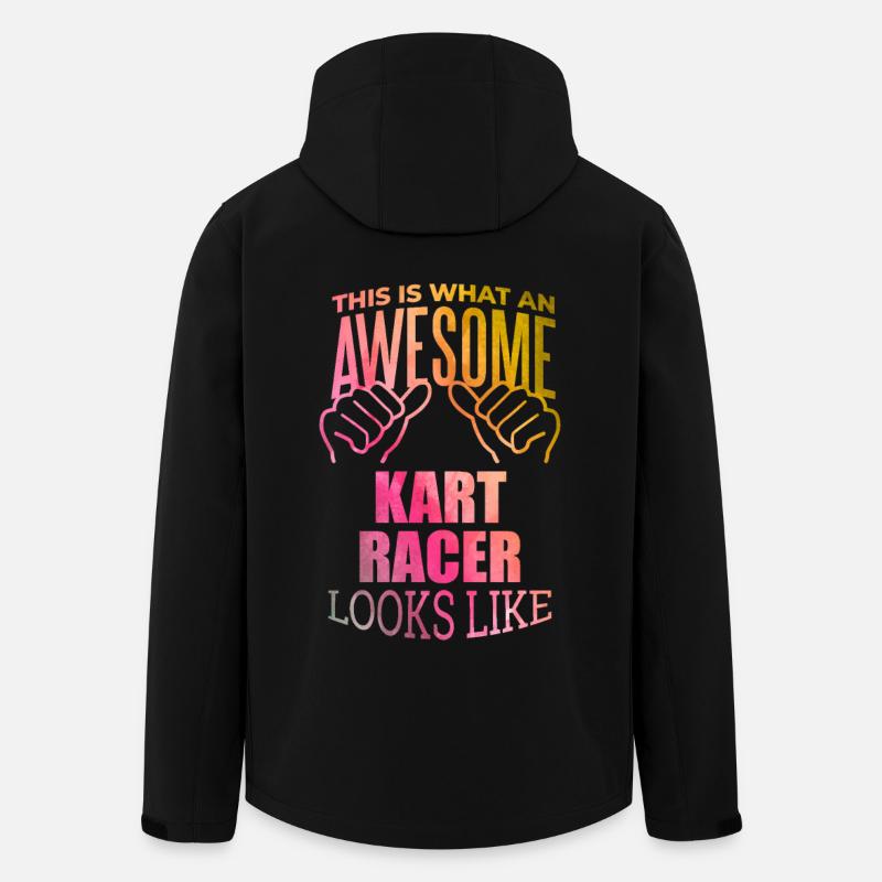 Go-Kart - Recycelte Männer Softshell-Jacke von Stanley/Stella - Schwarz