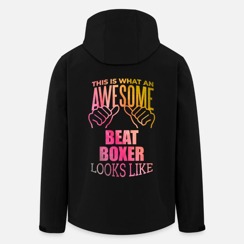 Beatboxer - Recycelte Männer Softshell-Jacke von Stanley/Stella - Schwarz