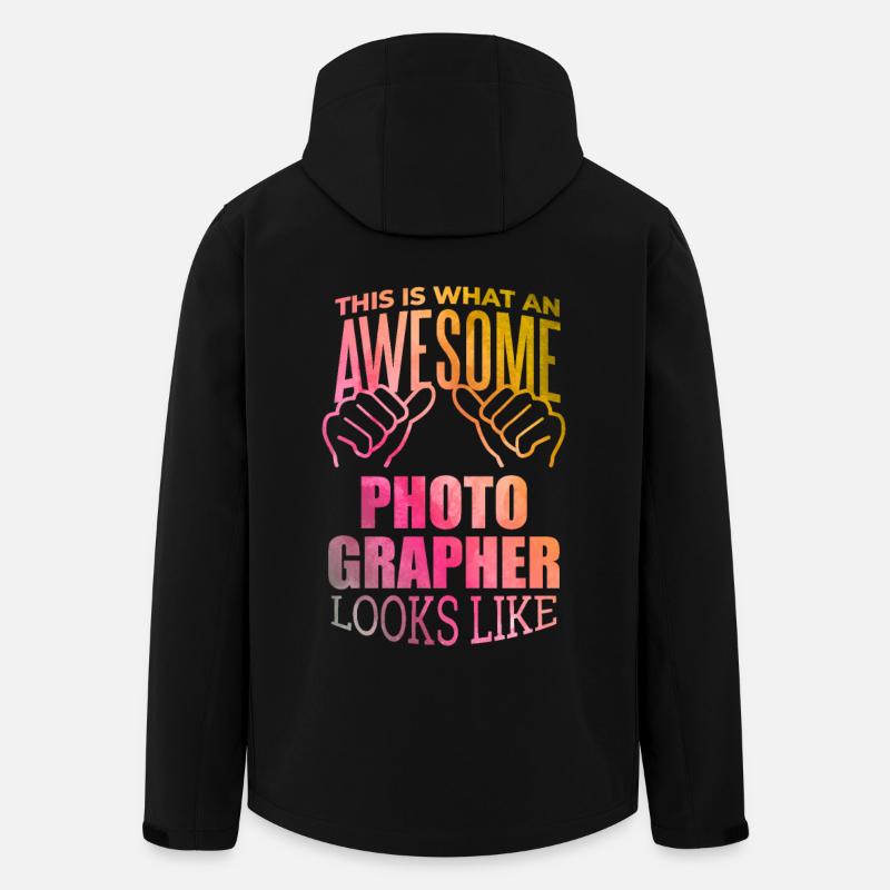 Photograph - Recycelte Männer Softshell-Jacke von Stanley/Stella - Schwarz