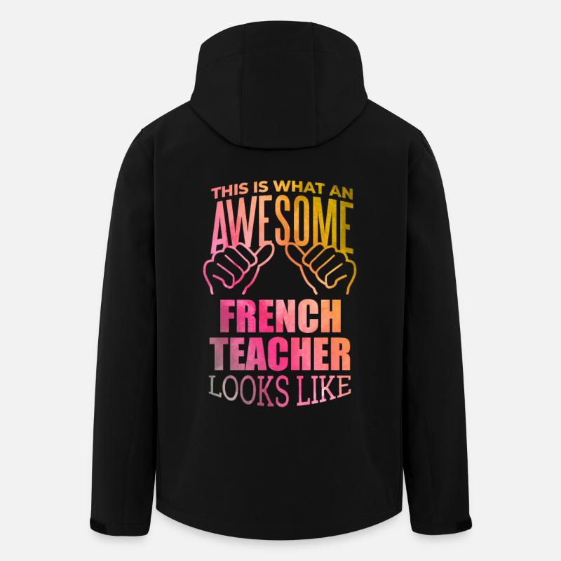 Français - Veste softshell homme en polyester recyclé Stanley/Stella - noir