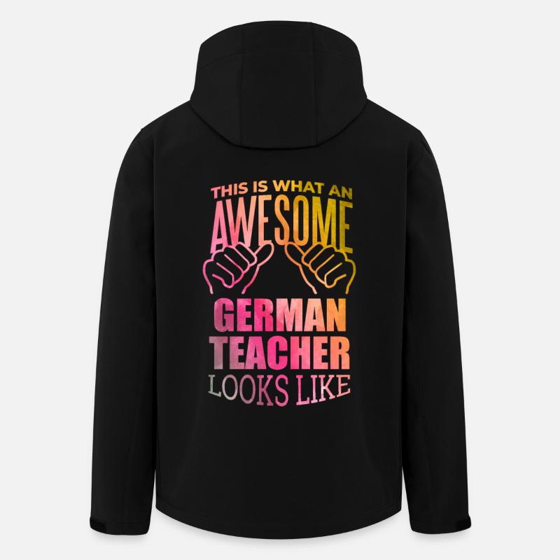 Deutsch - Recycelte Männer Softshell-Jacke von Stanley/Stella - Schwarz