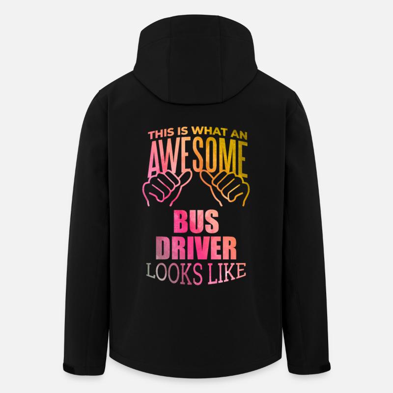 Bus Driver - Men’s Recycled Softshell Jacket by Stanley/Stella - black