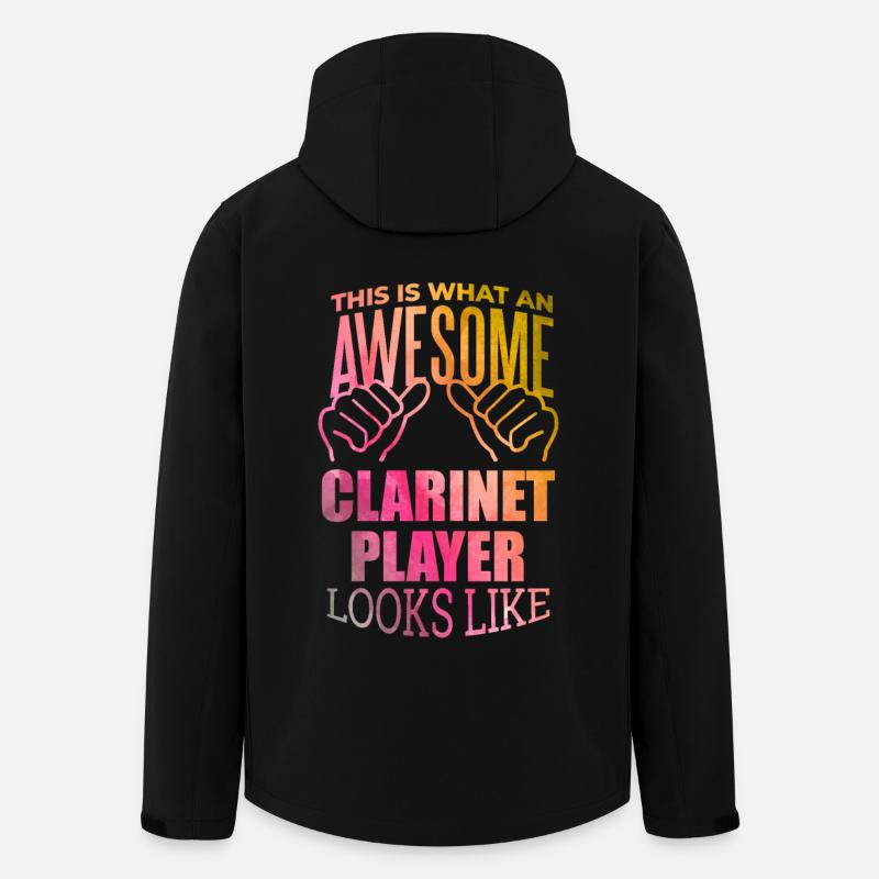 clarinette - Veste softshell homme en polyester recyclé Stanley/Stella - noir